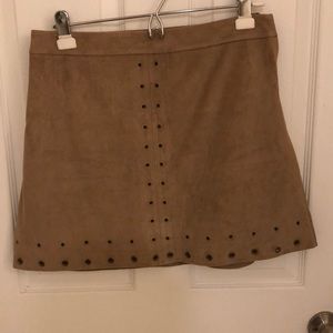 express suede skirt